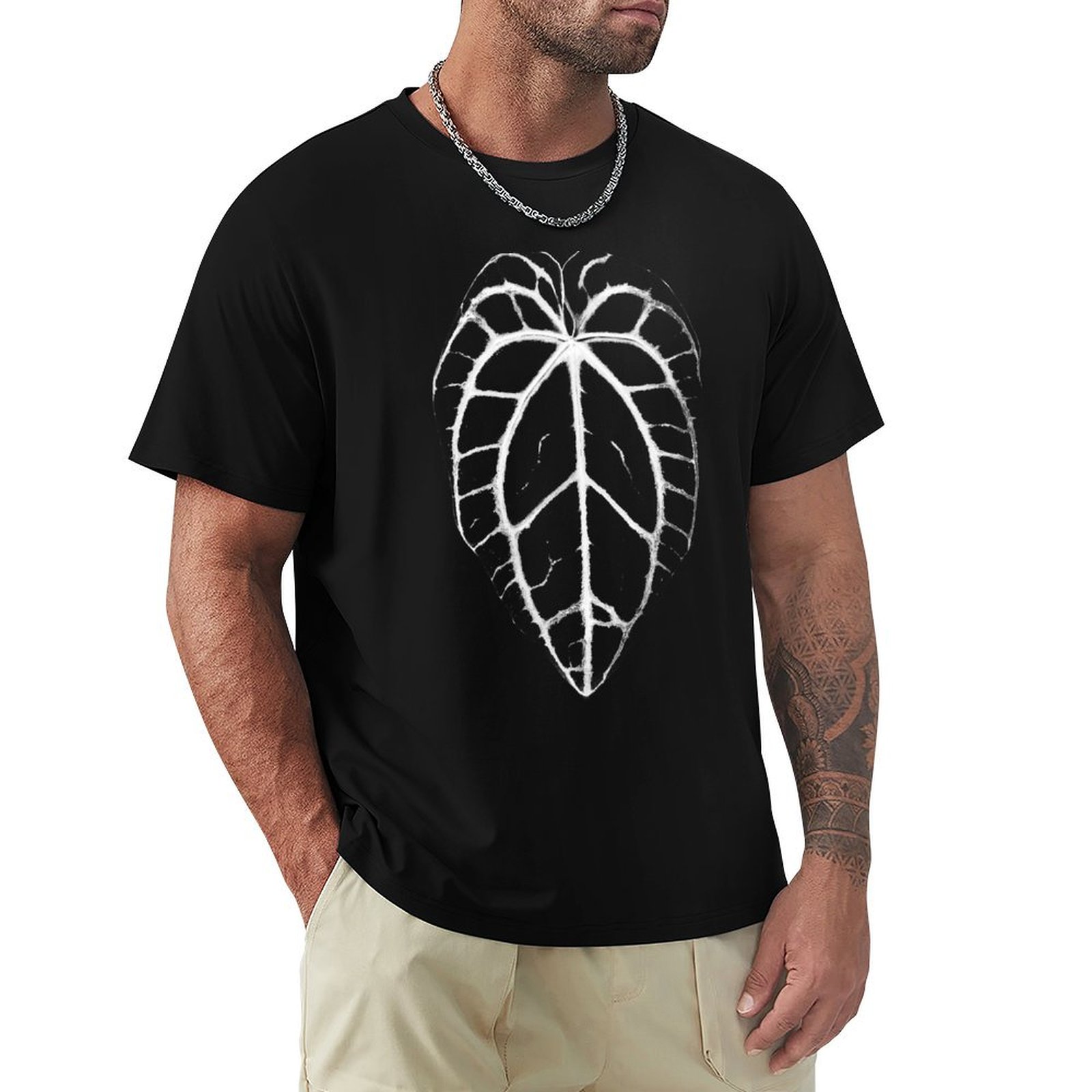 Anthurium Crystallinum - ANTHURIUM CRYSTALLINUM VEINS T-Shirt Minimal Art