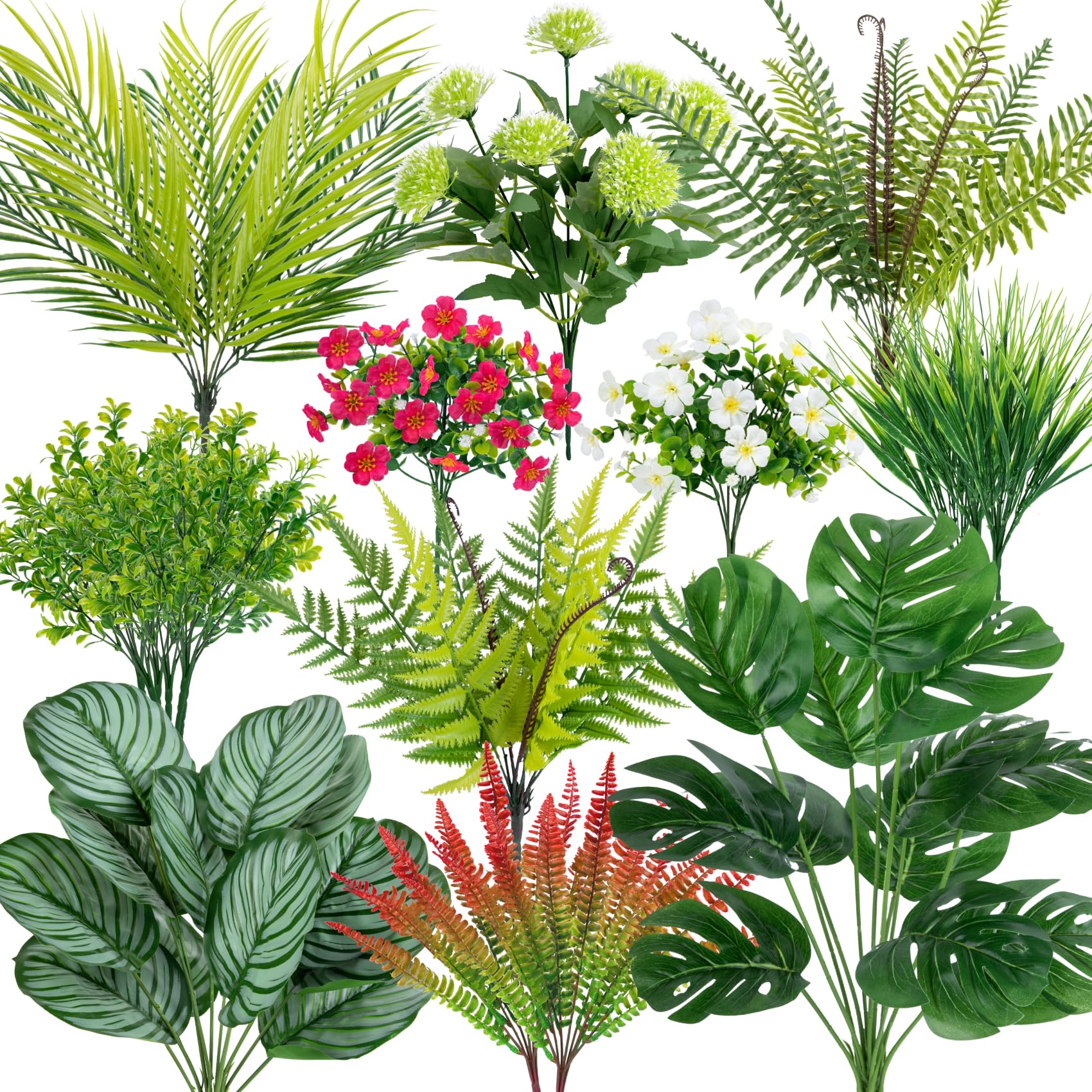 26Pcs Artificial Plants Outdoo - String Of Pearls Plant recension och pris
