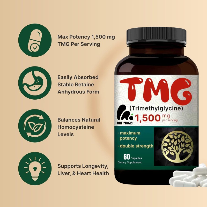 TMG supplement 1500mg - betain - Anthurium Crystallinum recension och pris