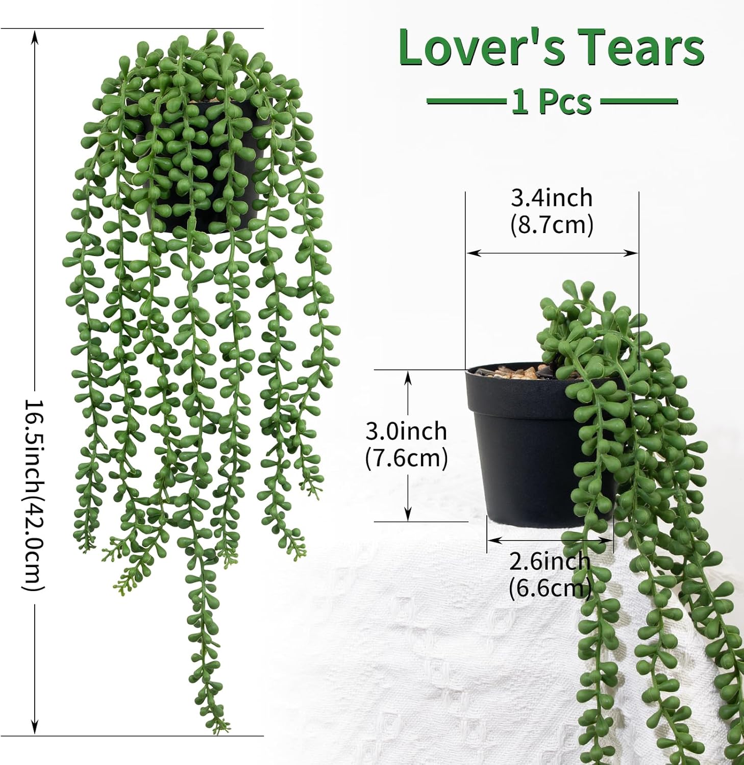 Artificial String of Pearls Pl - String Of Pearls Plant recension och pris
