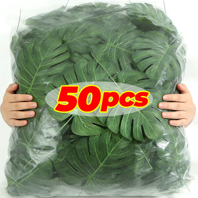 Artificial Tropical Palm Leave - String Of Pearls Plant recension och pris